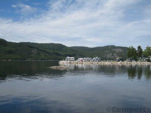 Neset Camping aan de Byglandsfjord